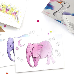 Baby Elephant Large Cards