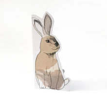 Rabbit Shaped Greeting Card