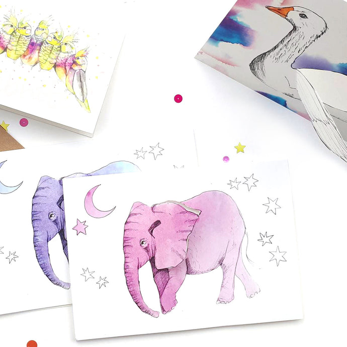 Baby Elephant Large Cards