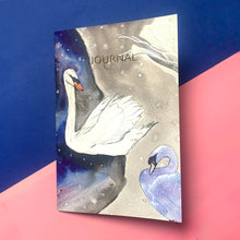 Winters Swans A5 Notebook