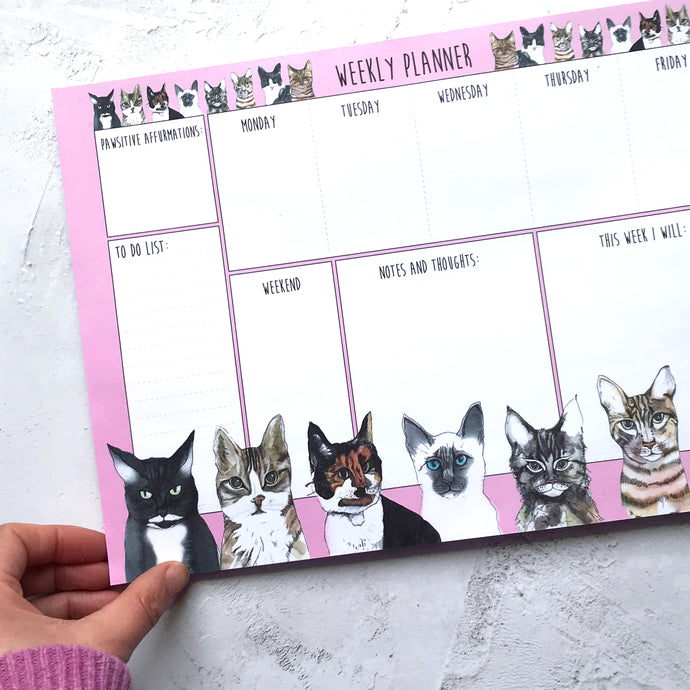 Crazy Cats Weekly Planner