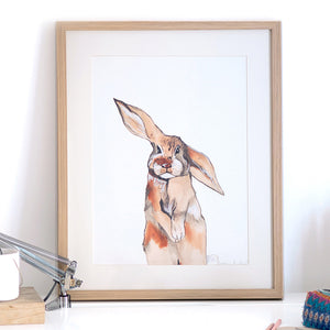 Be My Bunny Art Print