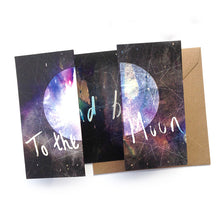 To The Moon and Back Panorama Card